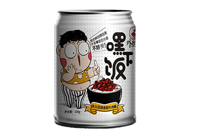 嘿下饭永川豆豉香菇牛肉酱108g小罐